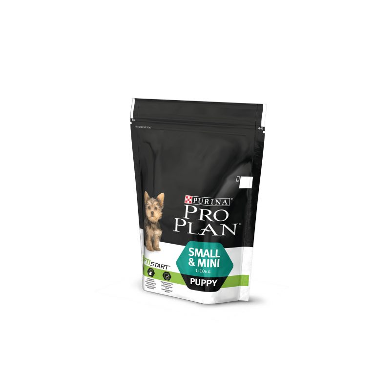Pro Plan Puppy Small&amp;Mini - Суха храна за малки кученца, OPTISTART Дребни и мини породи, Пиле, пакет, 800gr